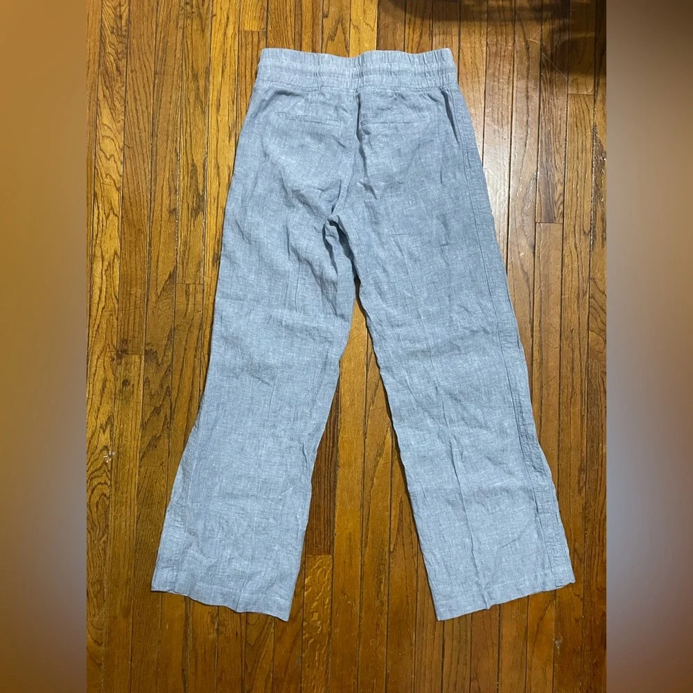 Athleta Cabo Linen Wide Leg Pants | women’s Size 2 - Picture 6 of 6
